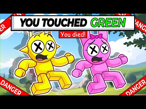 SPRUNKI CAN'T TOUCH THE COLOR In Roblox! 😱🌈977