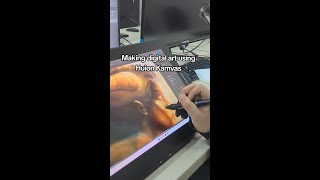 Making digital art using Huion Kamvas