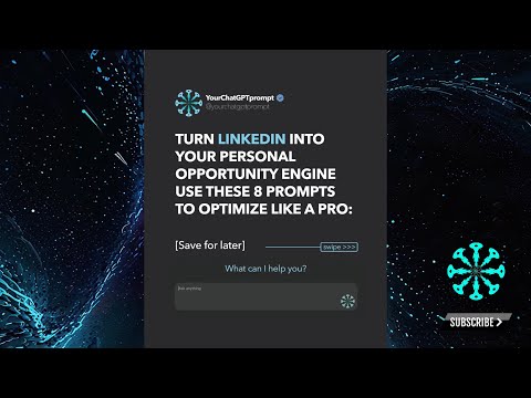 TURN LINKEDIN INTO YOUR OPPORTUNITY ENGINE  #chatgptprompts