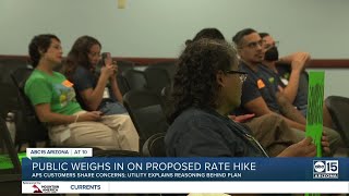Public speaks against APS' request for rate hike