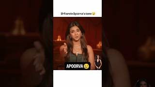 Apoorva Elimination Scene 💔😭 #thetraitorsonprime #apoorvarebelkid #traitorsepisodes #winner #last