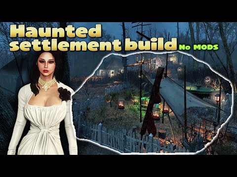 Fallout 4 - Somerville Place Spooky Settlement Build (No mods)