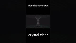 WORMHOLES CONCEPT CRYSTAL CLEAR. #wormhole #space #spaceexploration #cosmiceye #spacescience