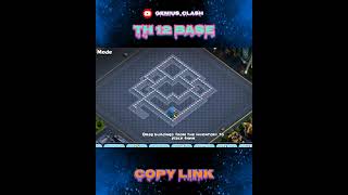 New TH 12 Unbeatable Base #clashofclans #shorts #coc #th12 #warbase #baselink
