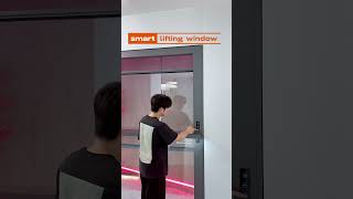 smart lifting window #aluminumwindow #interiordesign #energyconservation #smartdoor #home