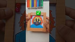 Minecraft Movie Steve Jack Black Cardboard Pinballs Game Challenge Game 😍 #cardboardcrafts​ #game