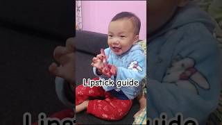 Baby Tries Lipstick and Creates a Hilarious Mess! 💄😂