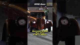 Scottrods Gasser Blasts a 5.76 at 114 MPH! 🔥 | Vintage Drag Racing