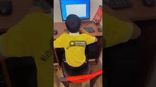 "Future tech geniuses in the making! 🖥️ #ComputerClassFun #KidsInTech #school #technology#education