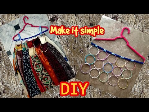 Scarf and tie organiser | DIY