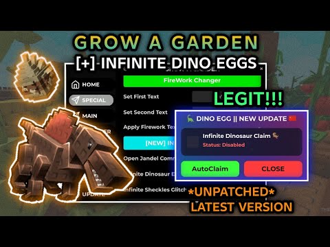 [🦖] NEW!! DUPE GROW A GARDEN (INFINITE DINO EGGS SCRIPT) 🐝 UNPATCH! INF DINO EGGS GLITCH  🦊 - 2025