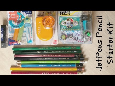 JetPens Pencil Starter Kit - Unboxing