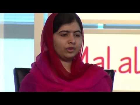 Malala at the Newseum (Pashto)