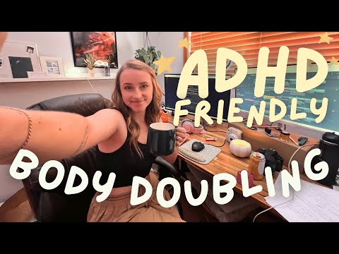 ADHD Body Doubling - work with me (breaks, music, chatting! 🌻☀️)