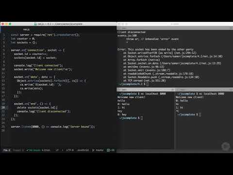 NodeJS: Working with Multiple Socket