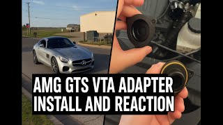 AMG GTS VTA ADAPTER INSTALL AND FIRST DRIVE REACTION