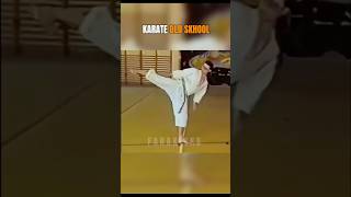 Karate old Skhool -Yoko geri 🥋💀 #karate #karateka #sidekick #yokogeri