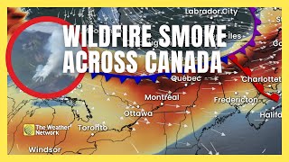 Wildfire Smoke Triggers Air Quality Alerts Across Canada