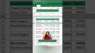 Delete Blank Row like a Pro in MS Excel 😱💯 #excel #exceltips #exceltricks #shorts
