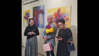Персональна вистака художника Вербещука - Муза читає присвяту Майстрові🎨🖼