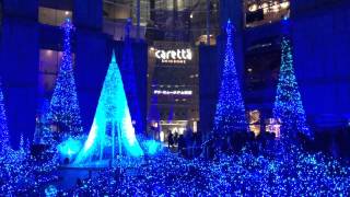 2014東京汐留聖誕燈光秀光之溪谷片段