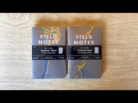 Field Notes FNC-38: Spring 2018 Quarterly Edition Coastal - Unboxing