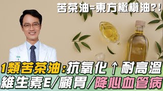 【橄欖油VS.苦茶油】名醫張適恆大讚「苦茶油」顧胃又護心：「高維他命E+1成分」更勝橄欖油！「顧胃、降心血管風險」醫讚爆：是膽固醇殺手！｜祝你健康