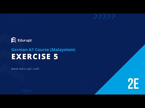 Phone number Exercise | Learn German in Malayalam