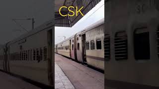 CSK'S WHISTLE PODU EXPRESS | CSK'S TRAIN FOR FANS #trending #youtube #youtubeshorts #viral #csk