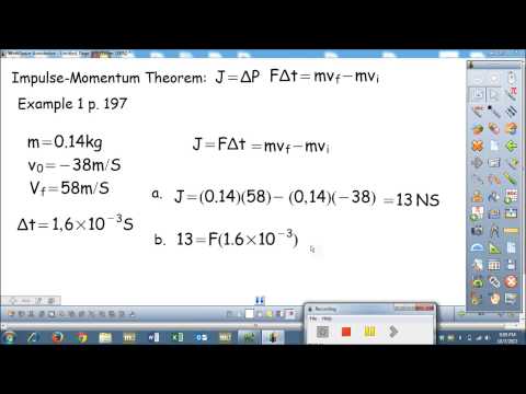 Impulse and Momentum Lesson 1