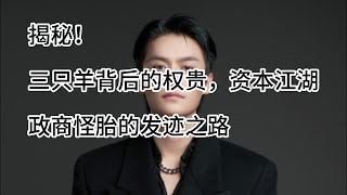 揭秘！三只羊背后的权贵，资本江湖！政商怪胎的发迹之路