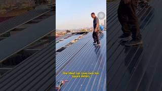 Rust-proof and heat-insulating roof panel #aluminumroof #metalroof #roofingmaterial #roofing#factory