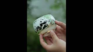 National Treasure 24K Gold-Plated Personalized Panda Owner Cup#NewChinese Style#Tea Ceremony Culture