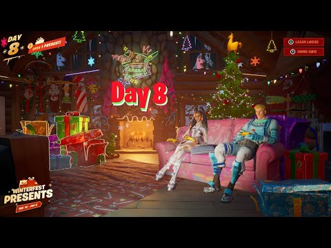 Day 8 of Fortnite Winterfest
