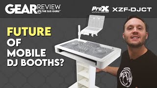 Future of mobile DJ booths?  ProX XZF-DJCT W Control Tower Review and Demo