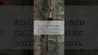 Calculated Risks: Embracing the Thrill of the Unknown 🧗🏼‍♀️#takerisks #risktaker #shorts #habits
