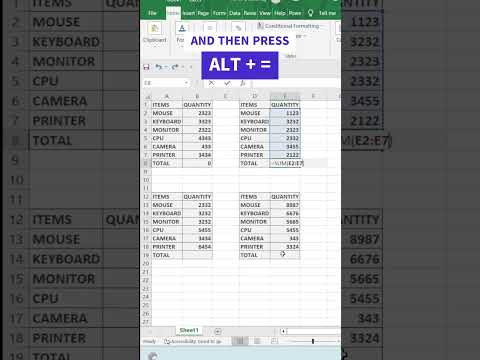 Msexcel shortcut tricks #tutorial #msexcel #shortcuttricks