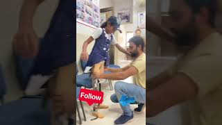 Artificial leg fitting/#prosthetics #hassanzarar #summervibes #oneleg #oandp #artificiallimb #music