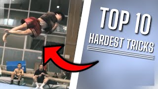 TOP 10 HARDEST TRICKS IN TRICKING 2024