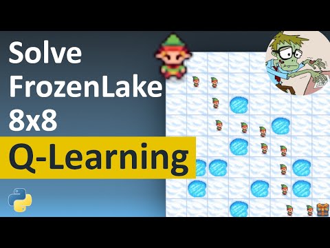 Q-Learning Tutorial 1: Train Gymnasium FrozenLake-v1 with Python Reinforcement Learning