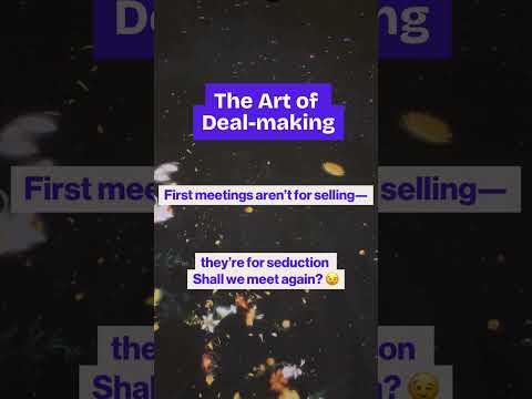 The Art of Deal-making #dealmaking  #businesstips  #negotiationskills