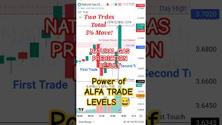RESULT 5% Move! Natural Gas Prediction Result #crudeoil #naturalgas #shorts