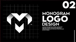 Monogram logo design with pixellab || How to design a logo with pixellab | As creativity