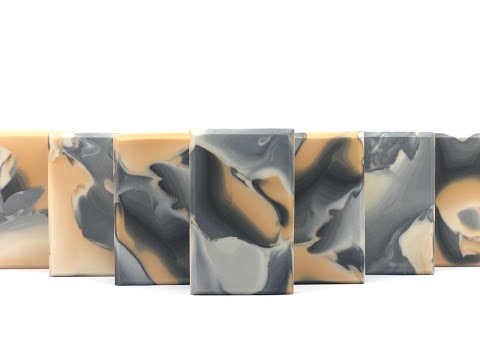 Watercolor technique ⎮Cold Process soap