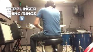 CanigBits Evans Drumheads Calftone and Red Hydraulic play test