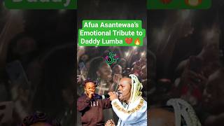Afua Asantewaa’s Emotional Tribute to Daddy Lumba 💔🔥 #CandlelightVigil | Shorts | 2025