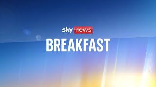 Sky News Breakfast | A bus packed with schoolchildren on a day trip crashes down a 20 foot bank