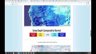 Precipitation/Snowpack Update and When Will the Cold Weather Pattern Change?