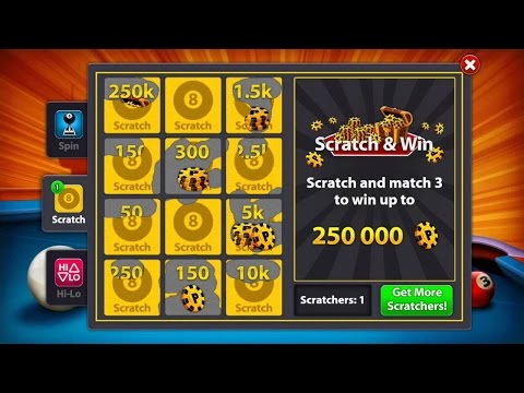 How to Get Free Scratches in 8 Ball Pool Game 2017-2018