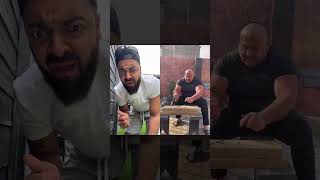 What are his hands made from?? #reaction #comedy #shorts #viral